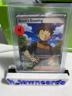 Pokemon Brock's Scouting #179/159 English Journey Together Ultra Rare Full Art - Image 1