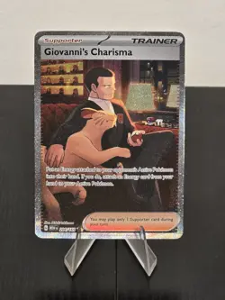 Giovanni's Charisma 204/165 Sv: Scarlet & Violet 151 Holo Pokemon NM - Image 1