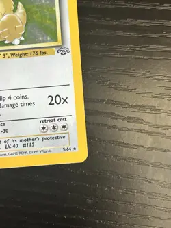 Pokemon TCG Kangaskhan 05/64 Jungle Set Vintage Holo Rare Card WOTC 1999 LP - Image 5