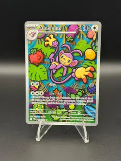 Ambipom 107/094 Illustration Rare Phantasmal Flames Pokemon Near Mint - Image 1