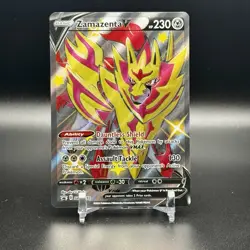 Zamazenta V - SWSH293 - Pokemon Sword & Shield Promo Ultra Rare Holo Card NM - Image 1