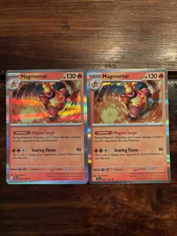 (2) Pokemon TCG Magmortar 021/159 Holo LOT! Journey Together - Image 1