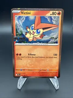 Pokemon TCG Victini (Black Bolt Stamp) 012/086 Cosmos Holo - Image 1