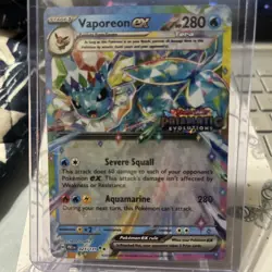 Vaporeon Ex 23/131 Pokemon Prismatic Evolutions. Pk001736 - Image 1