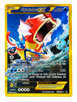 Pokemon 2016 Gyarados EX Secret Rare 123/122 BREAKpoint - LP - Image 1