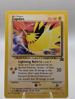 Zapdos #23 WOTC Pokemon Black Star Promo - Aoki Error - Image 1