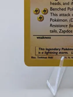 Zapdos #23 WOTC Pokemon Black Star Promo - Aoki Error - Image 5