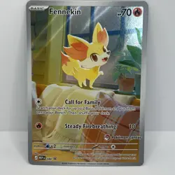 2025 Pokemon Center Stamp MEP Black Star Promos Fennekin #80 - Image 1