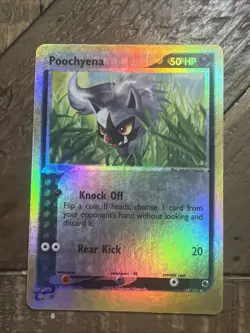Pokemon TCG Poochyena 64/109 - EX Ruby & Sapphire Reverse Holo LP - Image 1