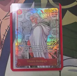 Silvers Rayleigh OP08-118 Manga Alt Art SEC Two Legends ONE PIECE Card English - Image 1
