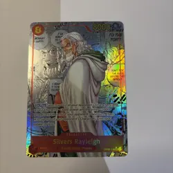 Silvers Rayleigh OP08-118 Manga Alt Art SEC Two Legends ONE PIECE Card English - Image 1