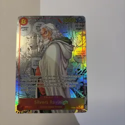 Silvers Rayleigh OP08-118 Manga Alt Art SEC Two Legends ONE PIECE Card English - Image 2
