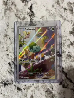 Pokemon TCG Stellar Crown Bulbasaur Card 143/142 - Image 1