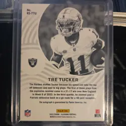 2023 Panini Illusions - Rookie Signs Tre Tucker #RS-TTU Gold /25 (AU, RC) - Image 2
