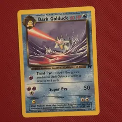 Pokemon TCG Dark Golduck Card 37/82 Rocket Set Non-Holo LP - Image 1