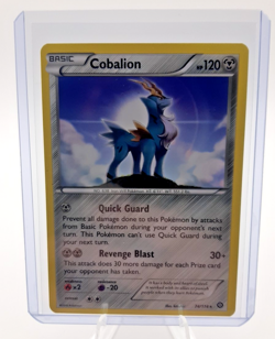 Cobalion 74/114 Rare Pokemon XY Steam Siege TCG Trading Card Game - Image 1