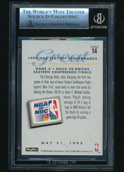 1993-94 Skybox Premium #14 Michael Jordan PO BGS 8.5 - Image 2
