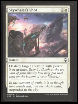 MTG Skywhaler's Shot 46 Common Commander Legends Card CB-1-2-A-32 - Image 1