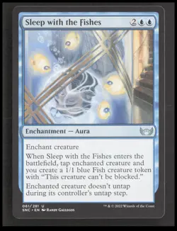 MTG Sleep with the Fishes 61 Uncommon Streets of New Capenna Card CB-1-2-A-17 - Image 1
