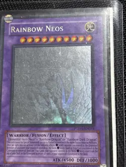 Konami Yu-Gi-Oh! TCG Rainbow Neos PTDN-EN044 Secret Rare Foil - Image 1
