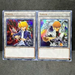 2x Yugioh Token: Blue-Eyes Red-Eyes LDK2-ENT02 3 Ultra Rare - NM 💎 - Image 1
