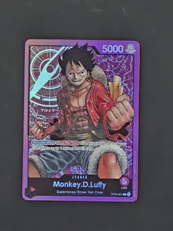 Monkey.D.Luffy ST01-001 OP TCG Starter Deck 1 Leader Foil English NM - Image 1