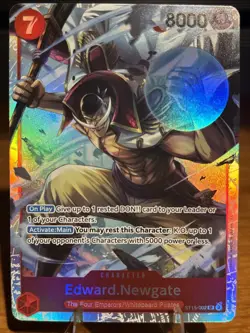 2024 One Piece EDWARD NEWGATE #ST15-002 SD Red Reprint SR ENGLISH - Image 1