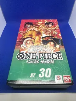 One Piece TCG Starter Deck ST-30 Luffy and Ace English Sealed Box EX NEW IN HAND - Image 1