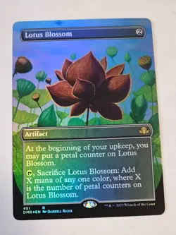 MTG - Lotus Blossom FOIL Borderless - Dominaria Remastered - Image 1