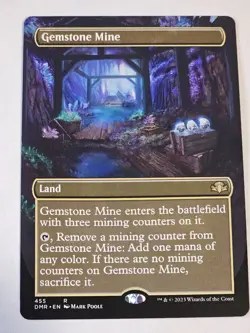 MTG - Gemstone Mine Borderless - Dominaria Remastered - Image 1