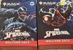 Magic The Gathering MtG Spider-Man Exclusive Welcome Decks Complete Set NEW - Image 1