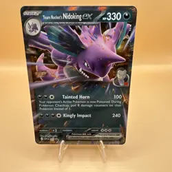 Pokemon TCG Team Rocket’s Nidoking ex SVP 217 Sv: Destined Rivals Promo NM - Image 1