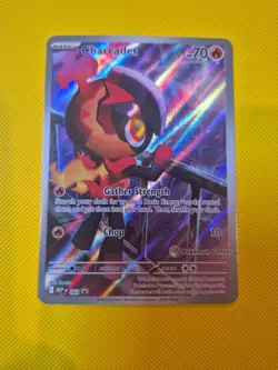 Charcadet MEP 022 Phantasmal Flames Pokemon Center Stamped Black Star Promo NM - Image 1