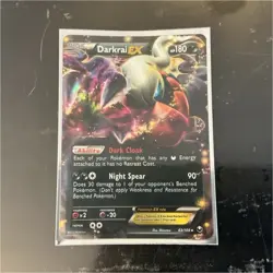 Pokemon Darkrai EX 63/108 Dark Explorers Ultra Rare Holo 180 HP English - Image 1