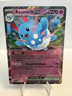 Azumarill ex 084/217 Double Rare ME: Ascended Heroes Pokemon Near Mint - Image 1