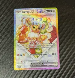 The Pokemon Company Eevee ex 174 SV Promo Cards Holo EX Promo 200 HP - Image 1