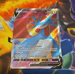 Pokemon TCG Darkness Ablaze Salamence V 185/189 Full Art Holo UR 220HP Eng - Image 1