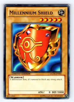 Yugioh Millennium Shield GLD4-EN001 Common - MP 💎 - Image 1