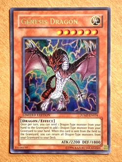 yugioh Genesis Dragon JUMP-EN034 Ultra Rare Promo NM - Image 1