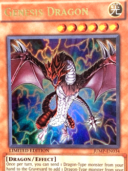 yugioh Genesis Dragon JUMP-EN034 Ultra Rare Promo NM - Image 2