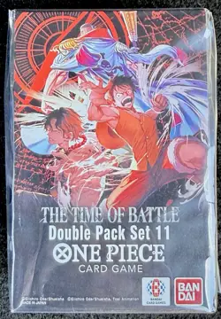 Double Pack Set Vol. 11 - The Time of Battle One Piece OP16 Factory Sealed - Image 1
