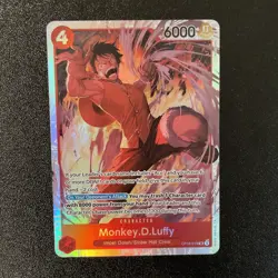 Monkey D. Luffy SR Foil OP16-015 The Time of Battle One Piece TCG Card NM - Image 1