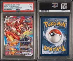 2021 POKEMON SWORD & SHIELD CHILLING REIGN | SECRET-FULL ART BLAZIKEN VMAX 201 - Image 2