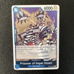Prisoner of Impel Down R Foil OP16-042 The Time of Battle One Piece TCG Card NM - Image 1