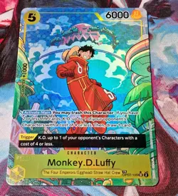 2024 One Piece Monkey D. Luffy Treasure Rare #OP08-109 - Image 1