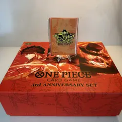 One Piece Card Game 3rd Anniversary (Storage Box, Deck Box, Sleeves) No Cards! - Image 3