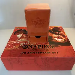 One Piece Card Game 3rd Anniversary (Storage Box, Deck Box, Sleeves) No Cards! - Image 4