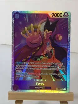 One Piece Foxy EB04-036 The Azure Sea's Seven Super Rare NM - Image 2