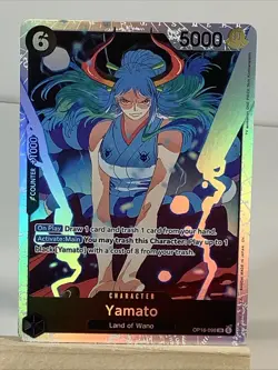 One Piece Yamato OP16-098 SR The Time of Battle Foil English - Image 1