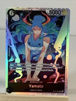 One Piece Yamato OP16-098 SR The Time of Battle Foil English - Image 2